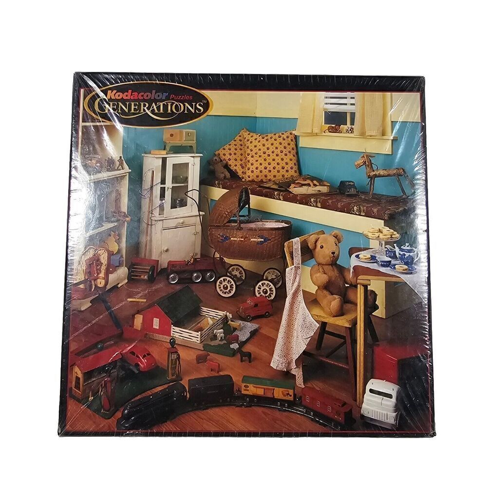 Kodak Generations 1940 Toy Room Jigsaw Puzzle 750 Pieces Rose Art Sealed 2005